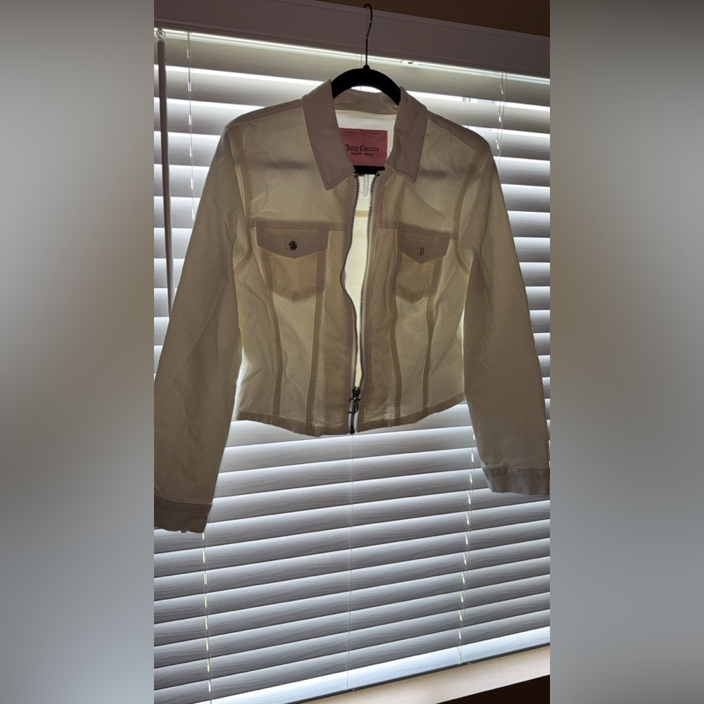 Juicy Couture Cream Jean Jacket